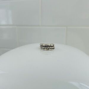 David Yurman triple stack ring, size 6